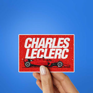 Grand Prix Racer Red Car Glitter Sticker - Glitter Stickers | STICK IT UP