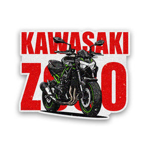 Green Black Sportbike Glitter Sticker - Glitter Stickers | STICK IT UP