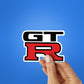 GT R Sticker waterproof vinyl decal for laptop, bike, car & bottle