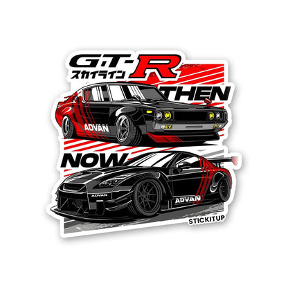 GTR ADVAN Sticker waterproof vinyl decal for laptop, bike, car & bottle