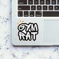 Gym Rat Sticker waterproof vinyl decal for laptop, bike, car & bottle