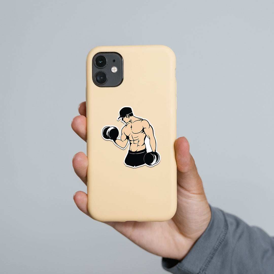 Gym Sticker Packs [50 sticker] waterproof vinyl decal for laptop, bike, car & bottle