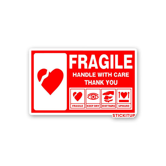 Handle With Care Sticker - STICK IT UP