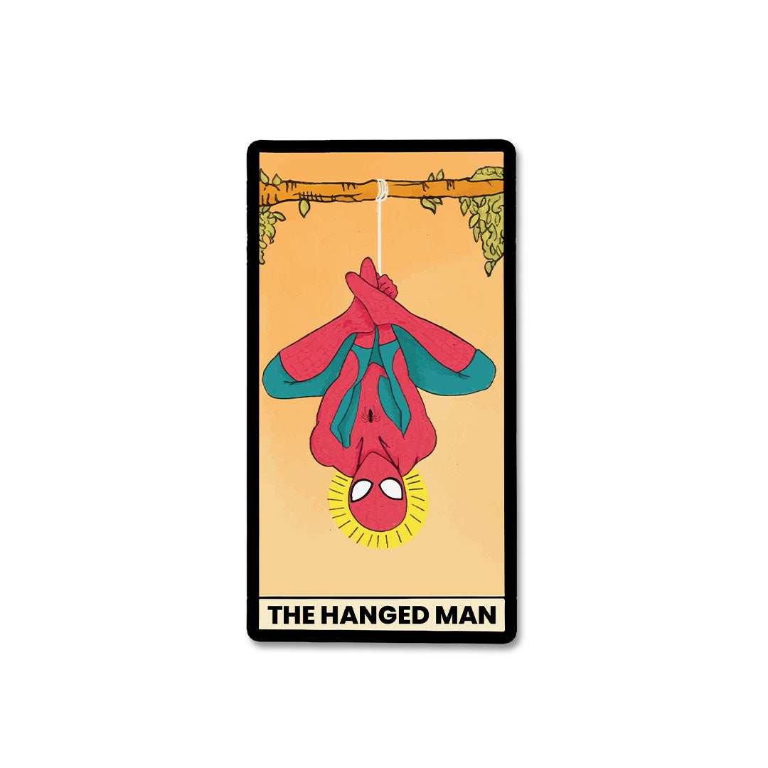 Hanged Man Sticker waterproof vinyl decal for laptop, bike, car & bottle