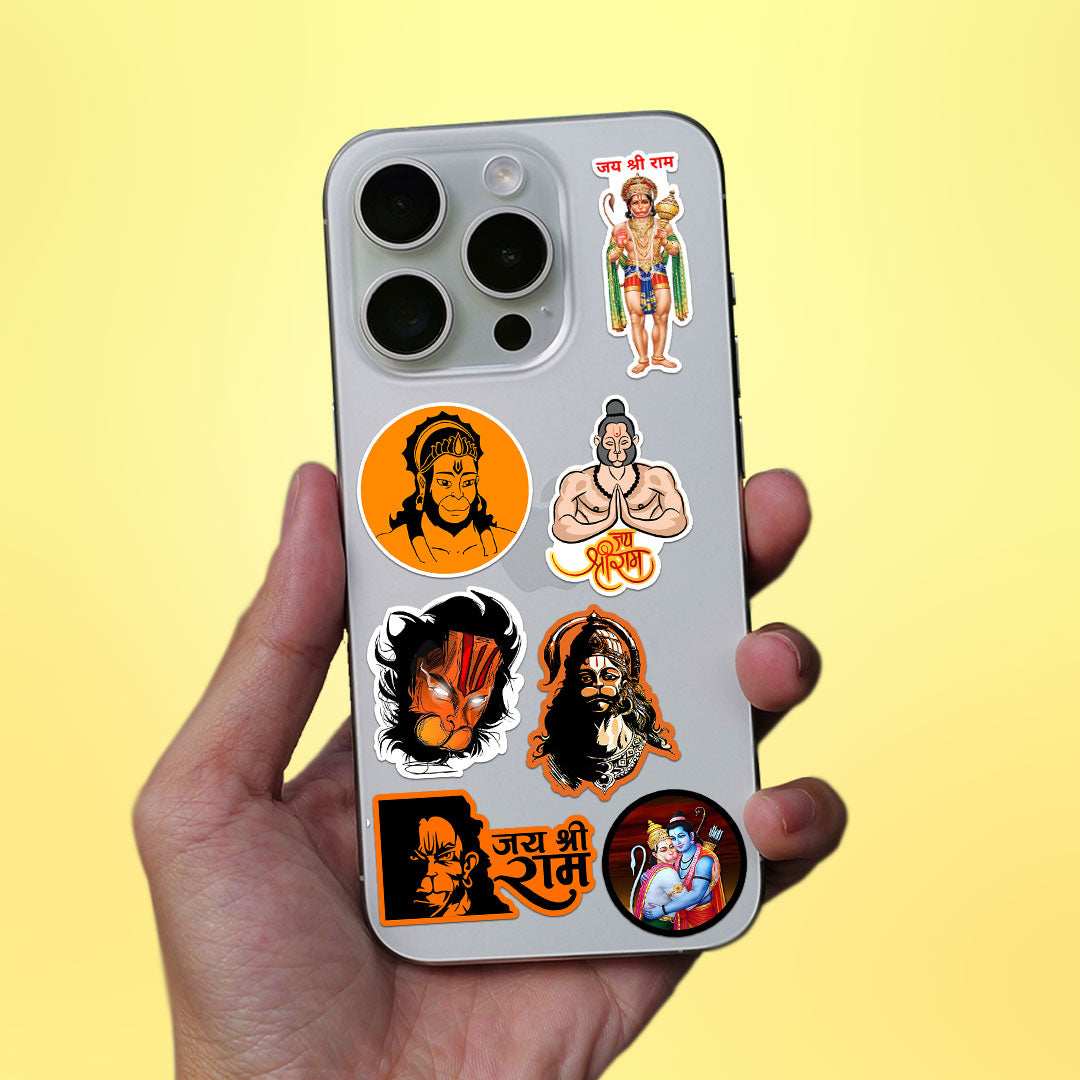 Hanneman Sticker Buy Hanuman Mini Sticker Sheet Online | Premium Waterproof Vinyl ...