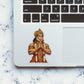 Hanuman With Garlands Glitter Sticker - Glitter Stickers | STICK IT UP