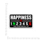 Happiness Bumper Sticker - STICK IT UP