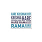 Hare Krishna Hare Rama Sticker waterproof vinyl decal for laptop, bike, car & bottle