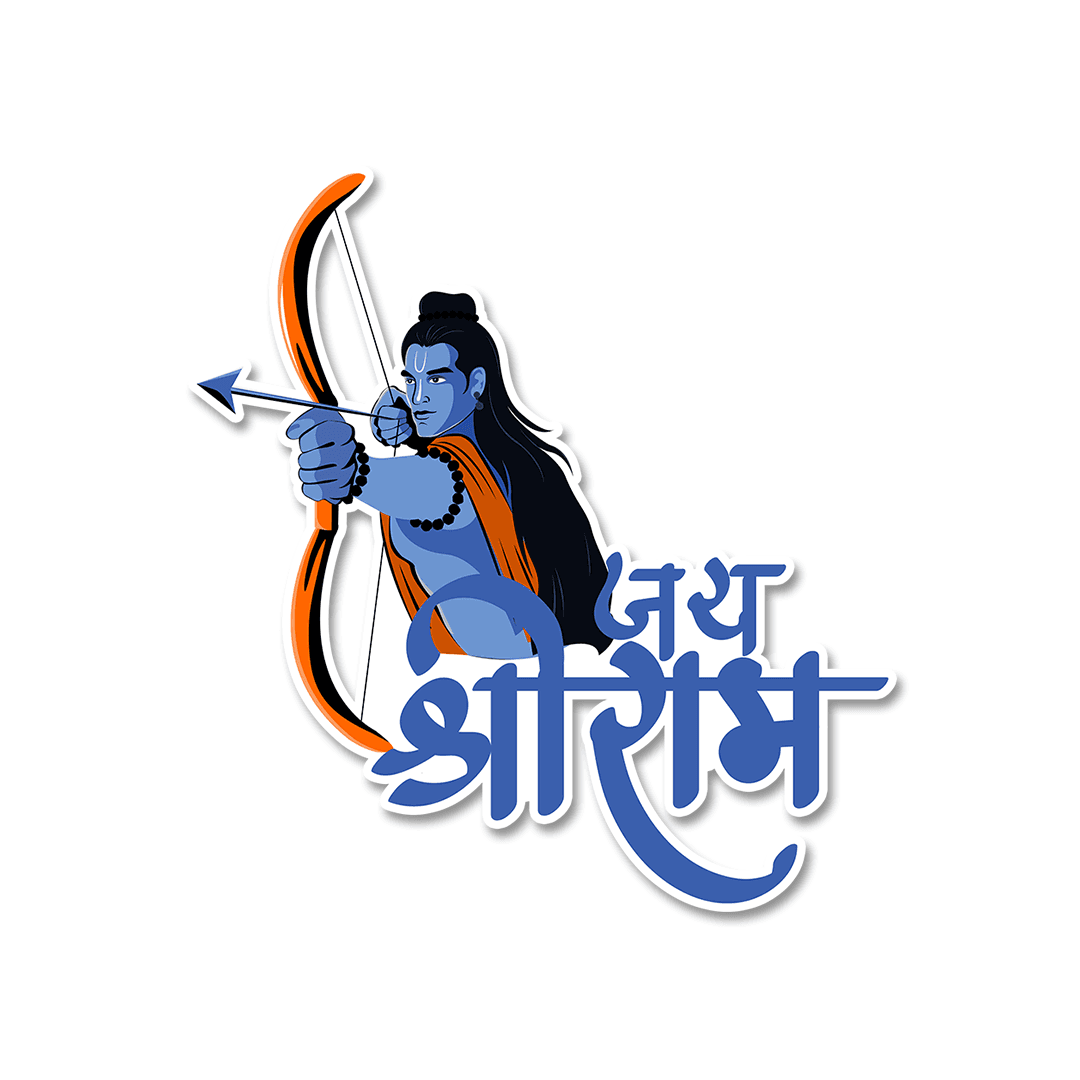 Hari Sticker waterproof vinyl decal for laptop, bike, car & bottle