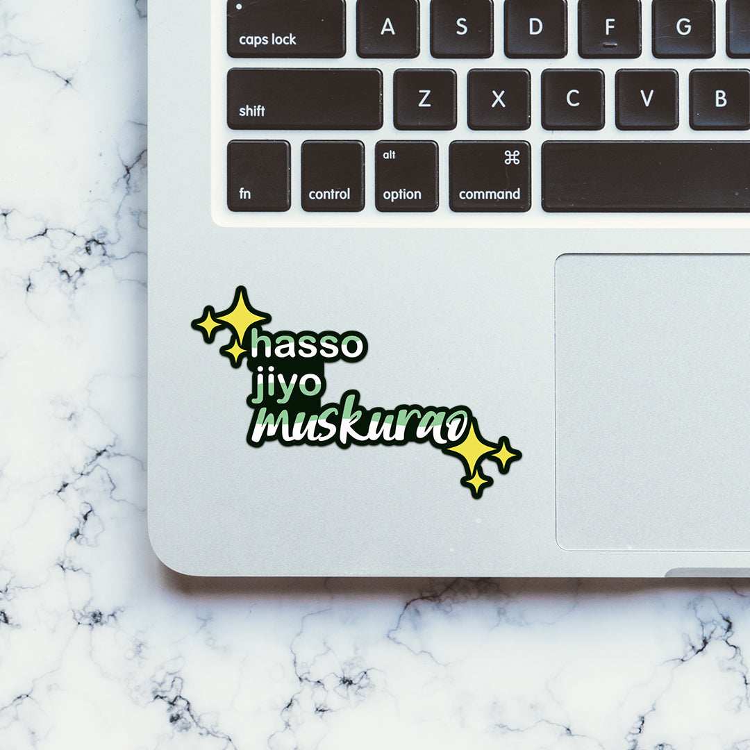 Hasso Jiyo Muskurao Stickers - STICK IT UP