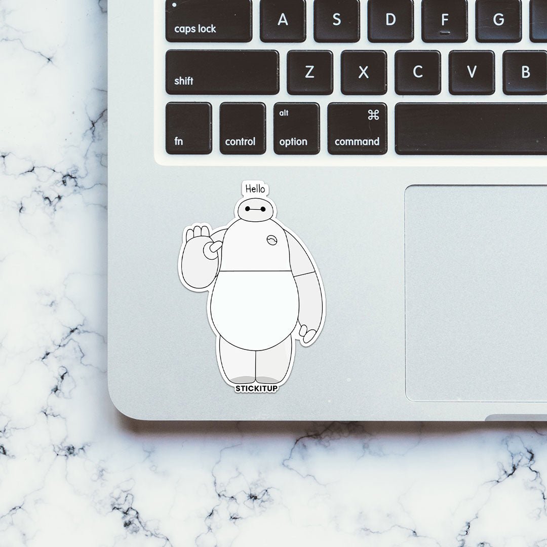 Hello 1.0 Sticker waterproof vinyl decal for laptop, bike, car & bottle