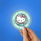 Hello Kitty Club Sticker waterproof vinyl decal for laptop, bike, car & bottle