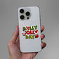 Holly Jolly Day Sticker waterproof vinyl decal for laptop, bike, car & bottle