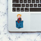 Homelander Sticker waterproof vinyl decal for laptop, bike, car & bottle