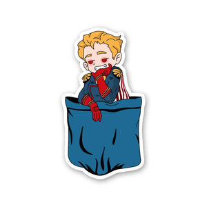 Homelander Sticker waterproof vinyl decal for laptop, bike, car & bottle