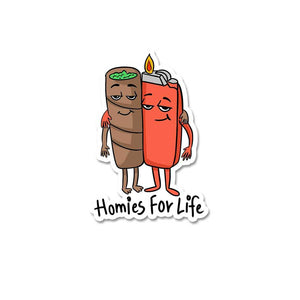 Homies For Life Sticker waterproof vinyl decal for laptop, bike, car & bottle
