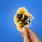 Honeybee Sticker waterproof vinyl decal for laptop, bike, car & bottle