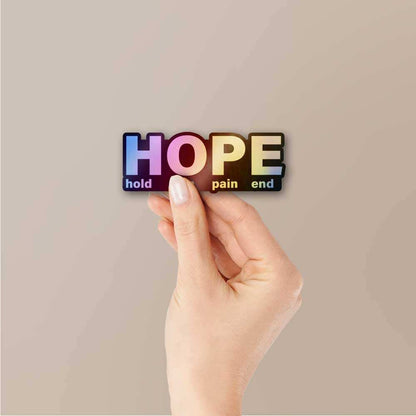 Hope Holographic Sticker - STICK IT UP