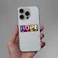 Hope Holographic Sticker waterproof vinyl decal for laptop, bike, car & bottle