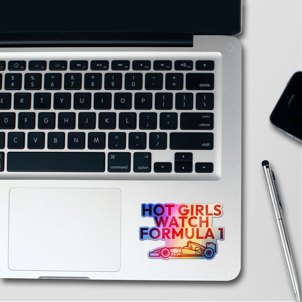 Hot Girls Watch Fast Cars Holographic Stickers - Holographic stickers | STICK IT UP
