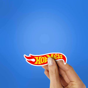 Hotmess Sticker waterproof vinyl decal for laptop, bike, car & bottle