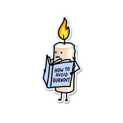 How To Avoid Burnout Sticker waterproof vinyl decal for laptop, bike, car & bottle