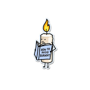 How To Avoid Burnout Sticker waterproof vinyl decal for laptop, bike, car & bottle
