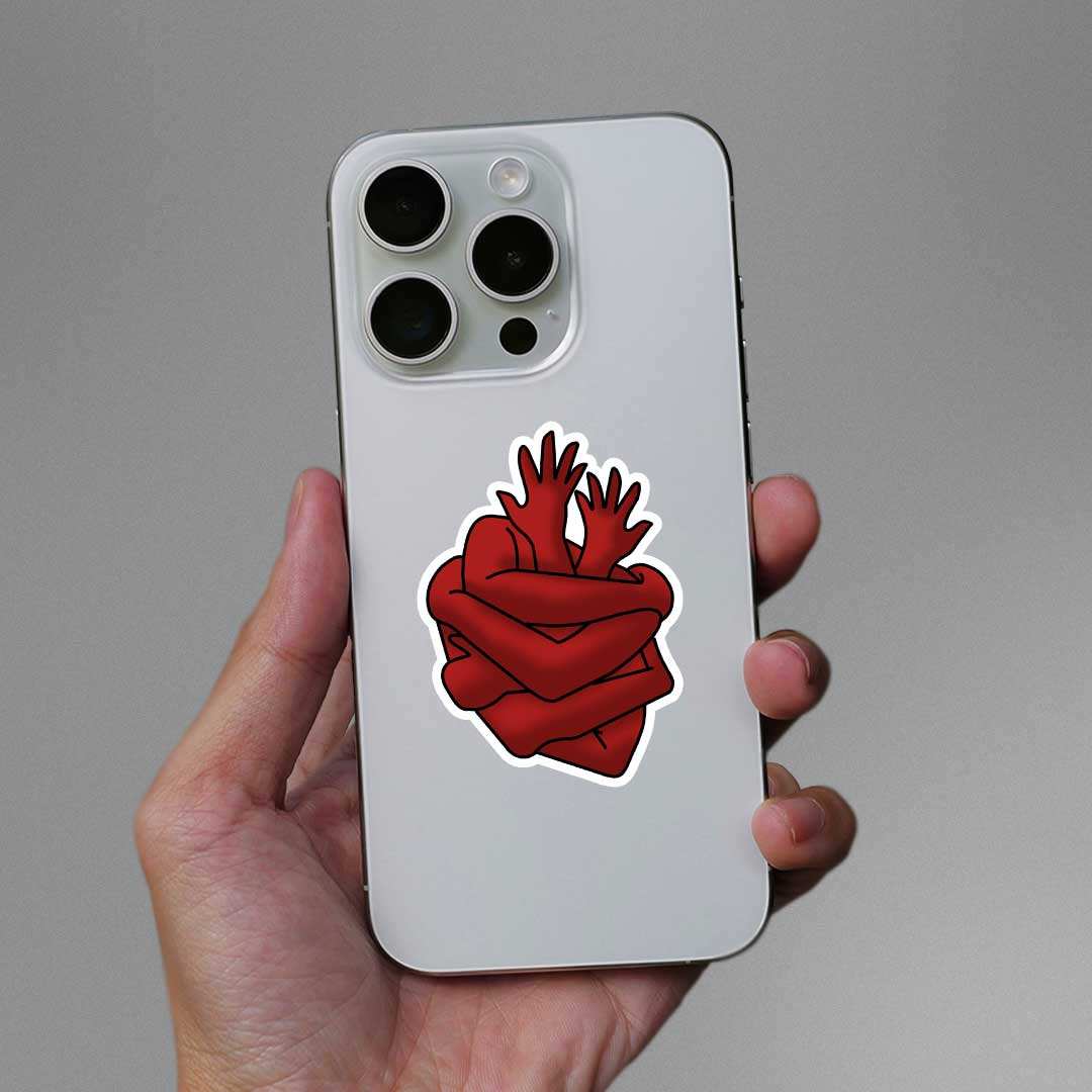 Hug Sticker Custom Buy Hug Sticker Online | Premium Waterproof Vinyl | STICK IT UP