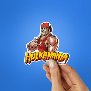 HULKAMANIA Sticker waterproof vinyl decal for laptop, bike, car & bottle