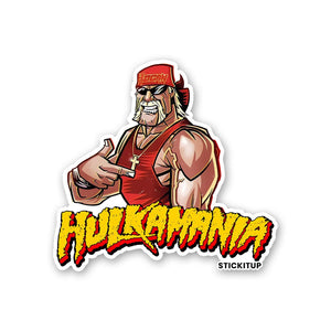 HULKAMANIA Sticker waterproof vinyl decal for laptop, bike, car & bottle