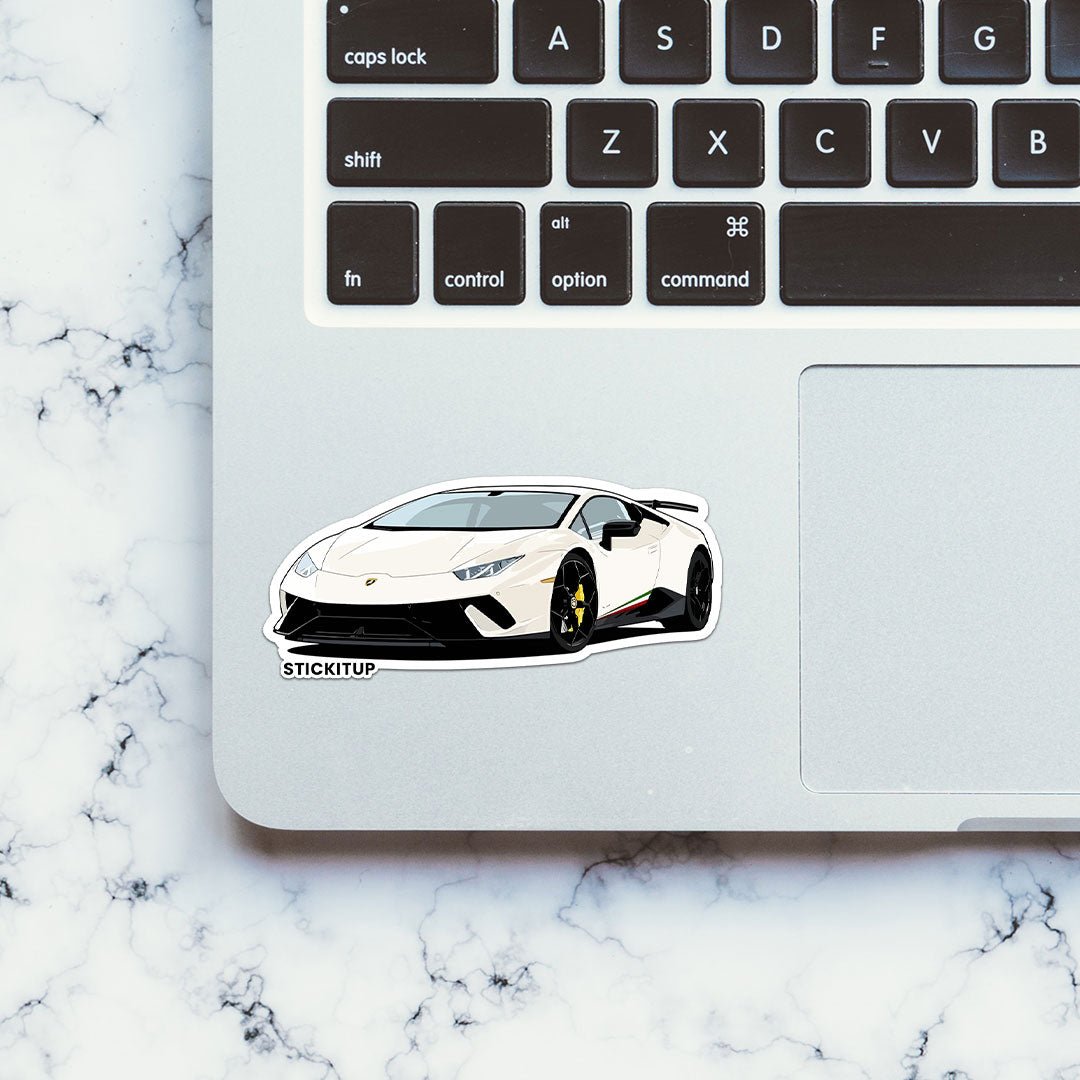 Huracan 2.0 Sticker waterproof vinyl decal for laptop, bike, car & bottle