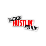 Hustlin Sticker waterproof vinyl decal for laptop, bike, car & bottle