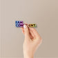 I Am Confident Holographic Stickers