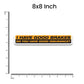 I Have Good Brakes Bumper Sticker waterproof vinyl decal for laptop, bike, car & bottle