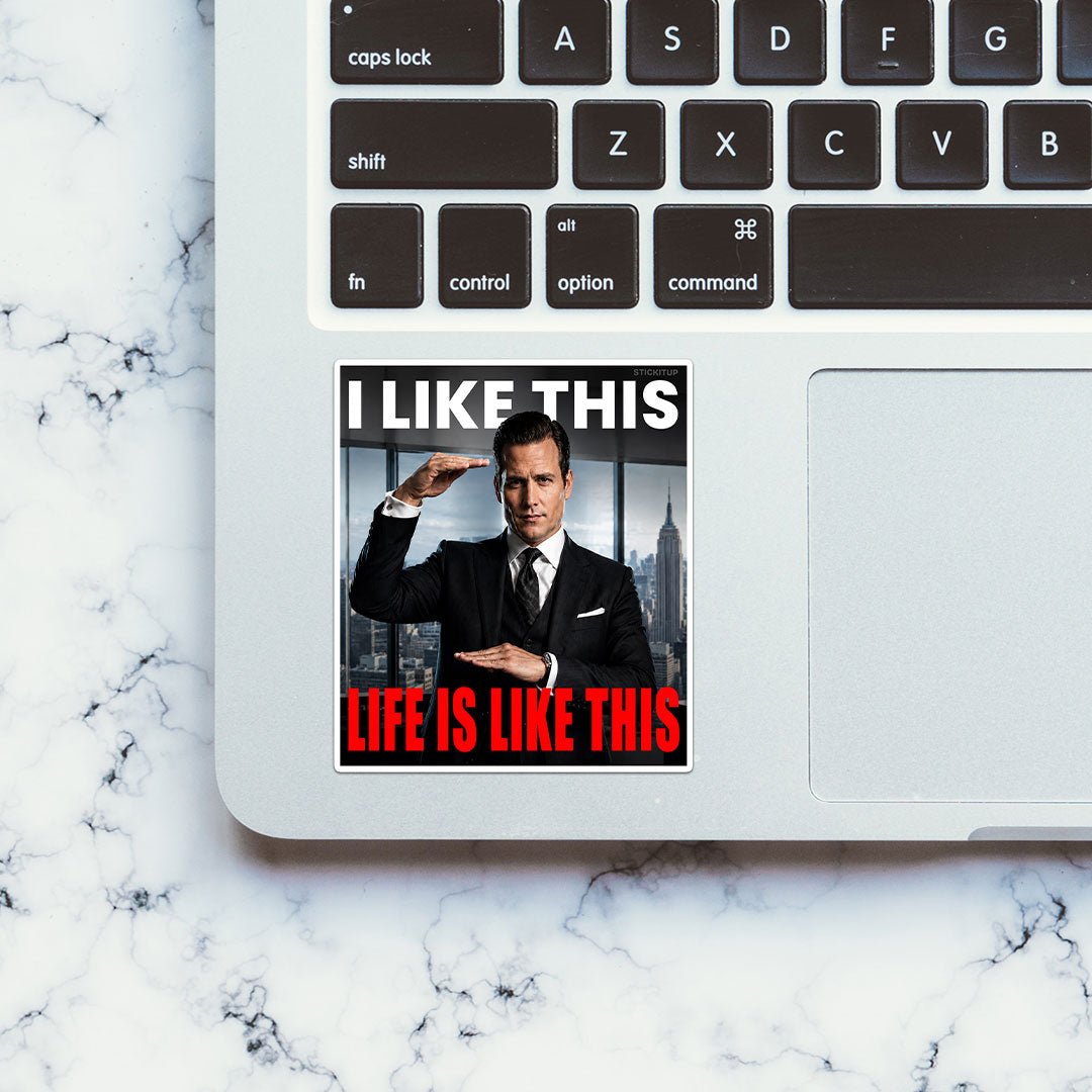 I Like This Life Is Like This 2 Sticker - Stickers | STICK IT UP