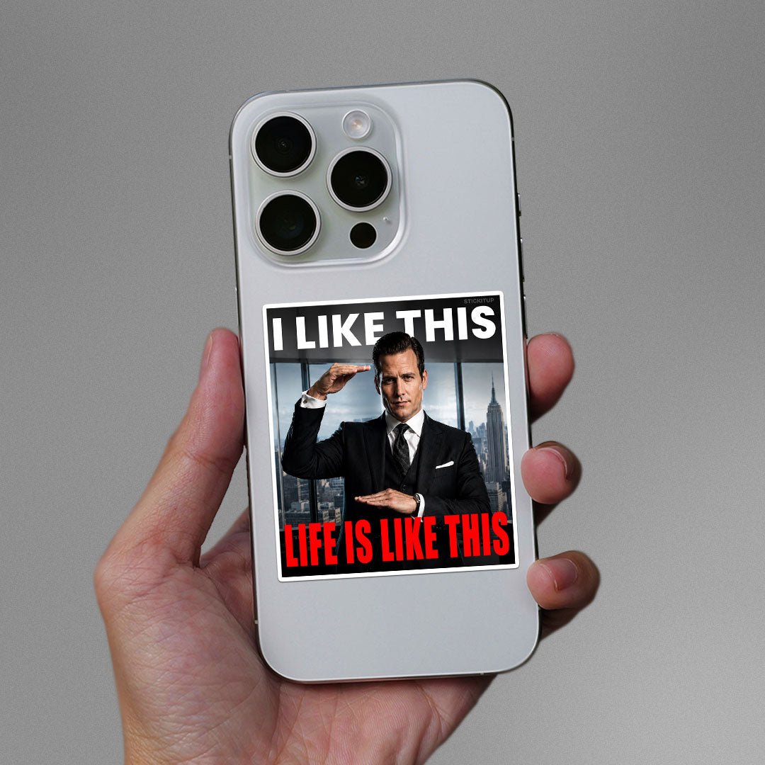 I Like This Life Is Like This 2 Sticker - Stickers | STICK IT UP