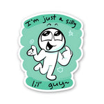 I M Just Sticker waterproof vinyl decal for laptop, bike, car & bottle