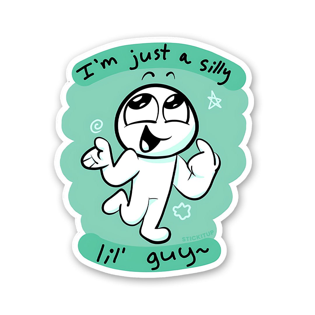 I M Just Sticker waterproof vinyl decal for laptop, bike, car & bottle