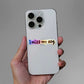 I Miss My Dog Holographic Sticker waterproof vinyl decal for laptop, bike, car & bottle