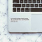 I Promised Myself Sticker waterproof vinyl decal for laptop, bike, car & bottle