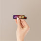I Will Not Be Replaced Holographic Stickers - Holographic stickers | STICK IT UP