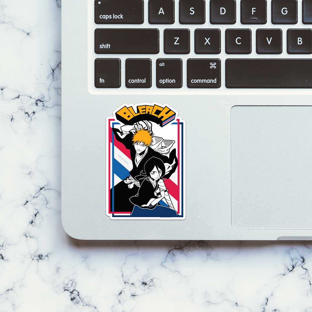 Ichigo Kurosaki Sticker waterproof vinyl decal for laptop, bike, car & bottle