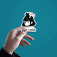 I'M A Cat Person Sticker waterproof vinyl decal for laptop, bike, car & bottle