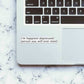 I'M Happiest Depressd Person Sticker waterproof vinyl decal for laptop, bike, car & bottle
