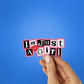 IM JUST A GIRL Sticker waterproof vinyl decal for laptop, bike, car & bottle