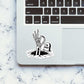 Im Ok Sticker waterproof vinyl decal for laptop, bike, car & bottle