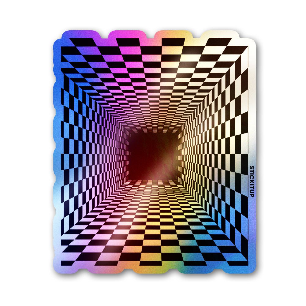 Infinity With Check Sticker Buy Infinite Checkers Holographic Stickers Online | Premium Waterproof ...