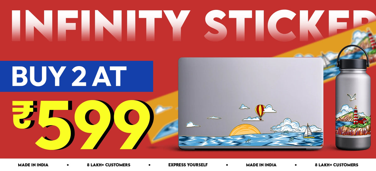 Infinity Sticker Mobil Buy Infinity Stickers Online in India | STICK IT UP