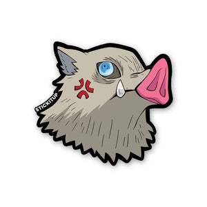 Inosuke Sticker waterproof vinyl decal for laptop, bike, car & bottle