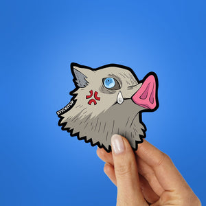 Inosuke Sticker waterproof vinyl decal for laptop, bike, car & bottle